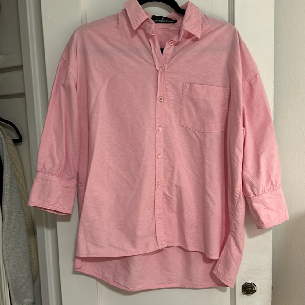 Pomander place oversized button down